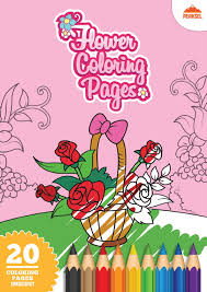 flower coloring book for kids